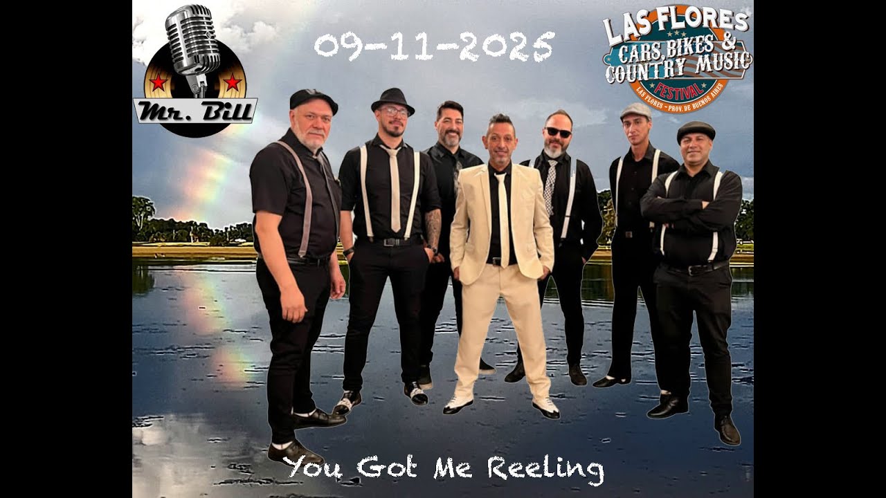 Mr Bill Rockabilly Band  en Las Flores Country Music - You Got Me Reeling 8-11-2025 - 2M