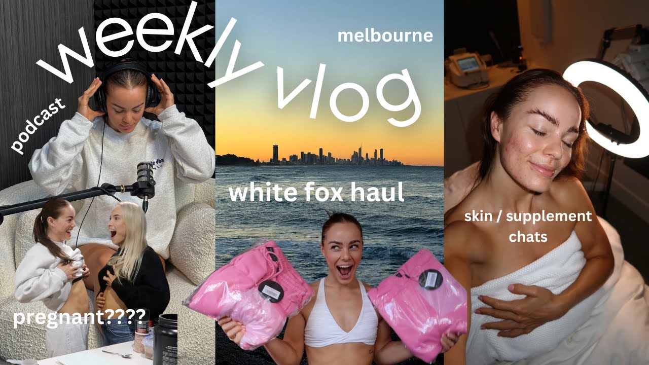 WILD weekly vlog | White Fox Haul, Skin / supplements chat & a trip to Melbourne