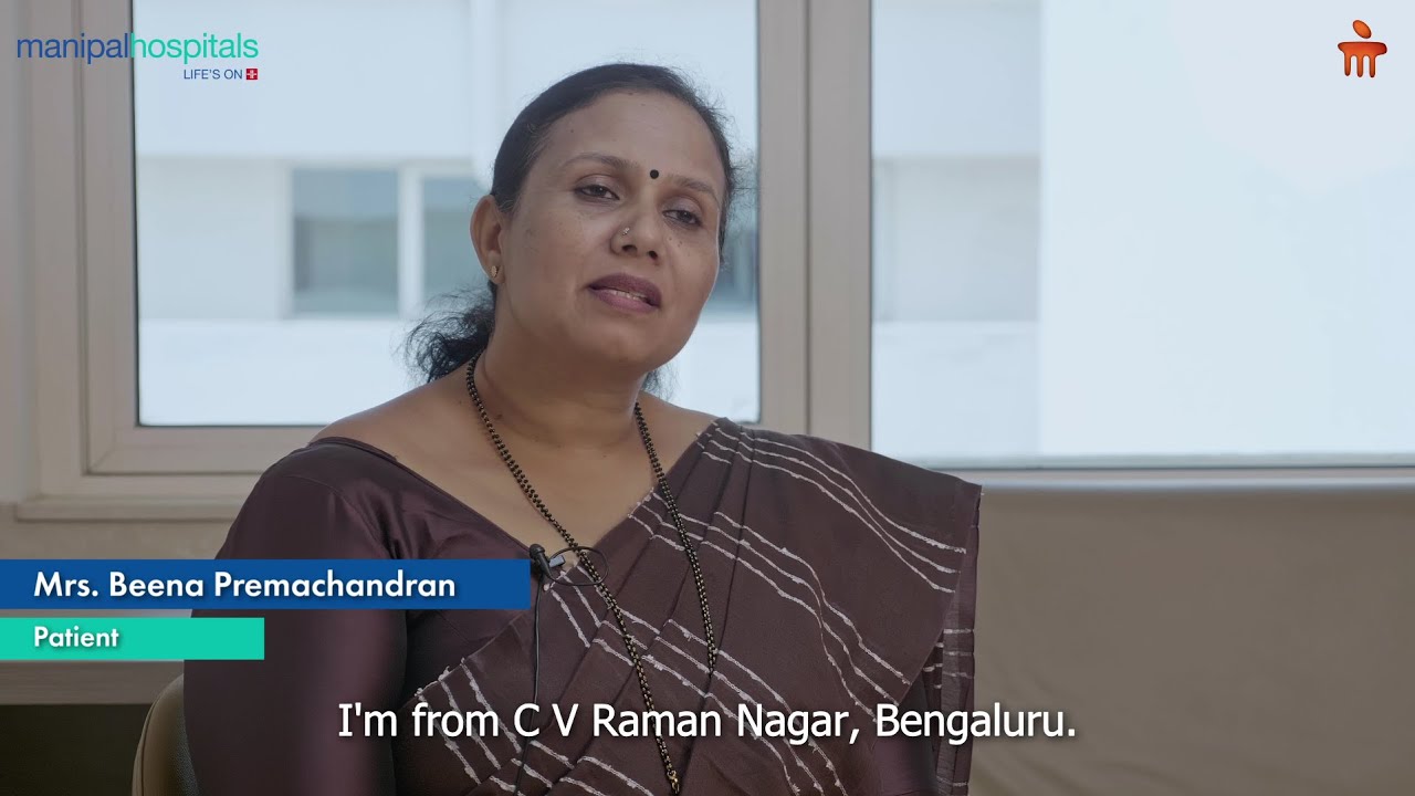 Mrs. Beena Premachandran | Dr. Reddi Prasad Yadavali, Chairman | Manipal Hospital Old Airport Road