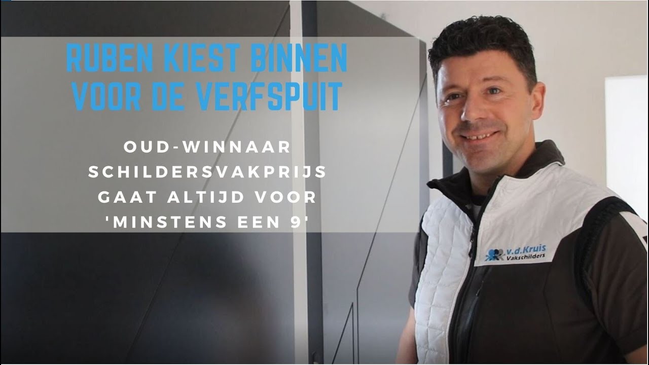 Graco spuitpistool! Ruben van der Kruis test schildersspullen