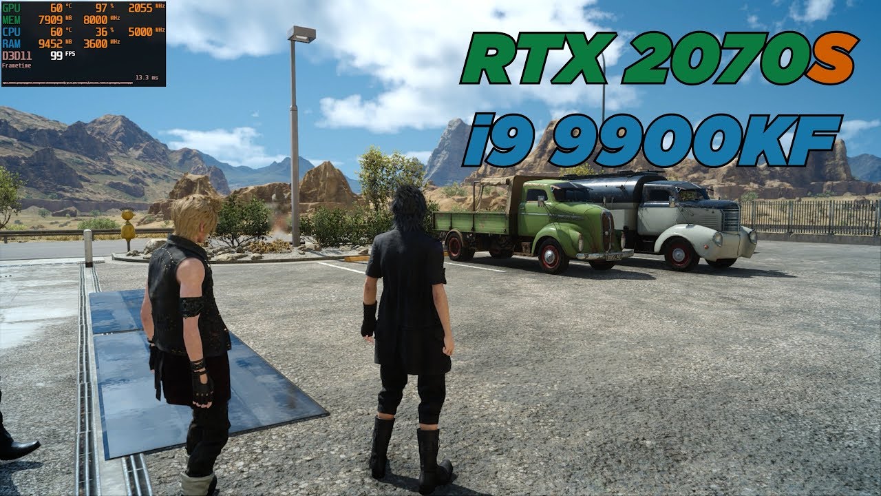 Final Fantasy XV - i9 9900KF/RTX 2070 Super (1080p)