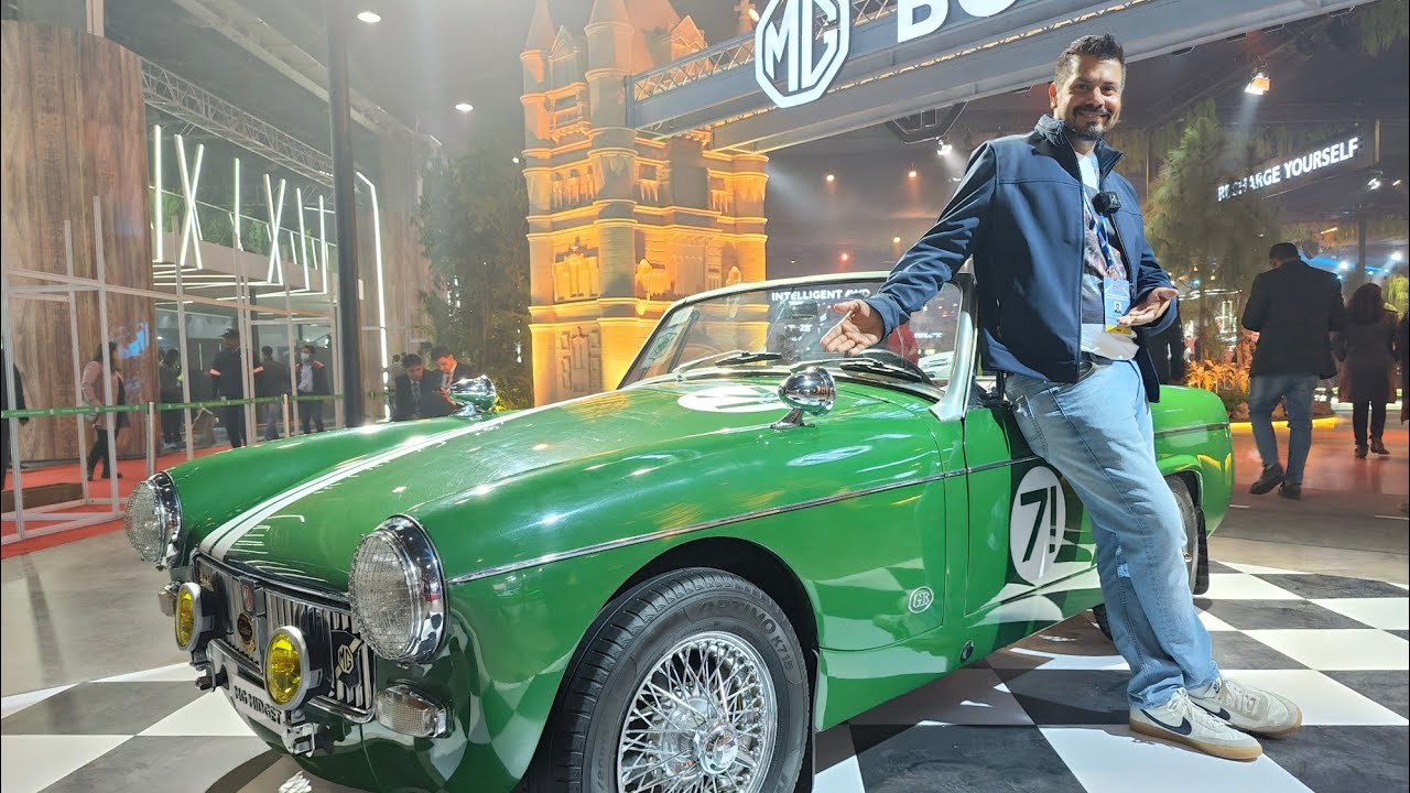 MG Midget | The Cutest Little Classic Car At Auto Expo 2023