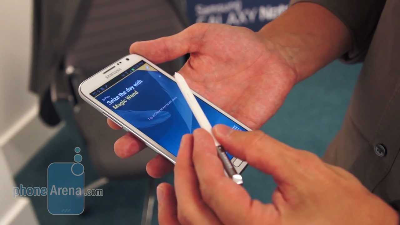 Samsung Galaxy Note II S-Pen Demonstration