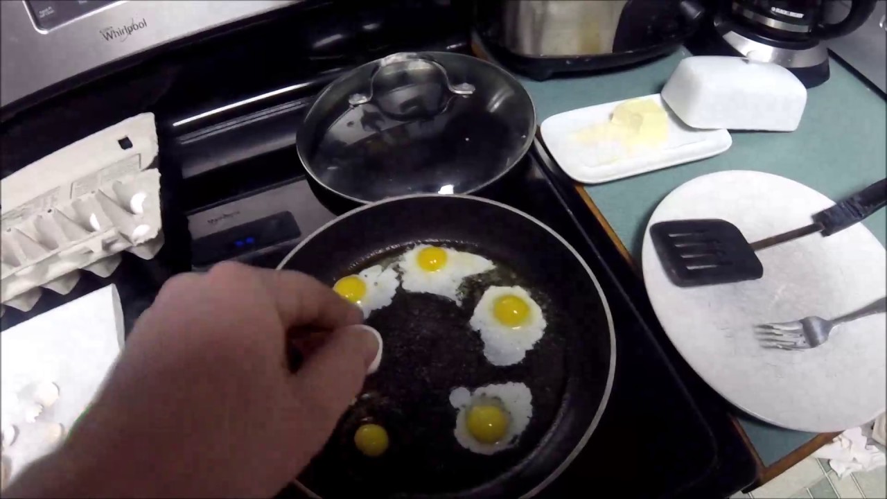 Pan Fried Quail Eggs
