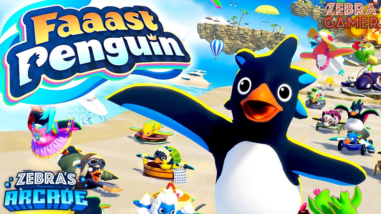 Faaast Penguin Gameplay - Zebra's Arcade!