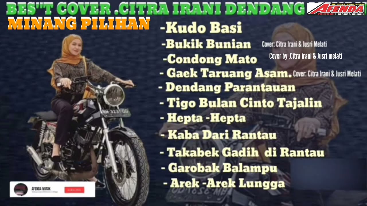 lagu Dendang  Minang Top,Cover by  Citra irani