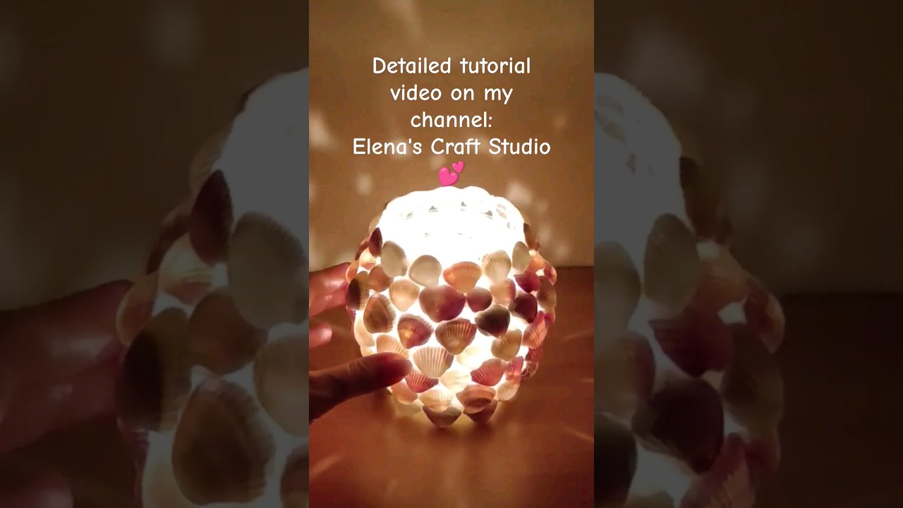Sea Shells Craft 🌊☀️🐚 To see more creative ideas subscribe to my channel 💕 #diy #summercrafts #shell