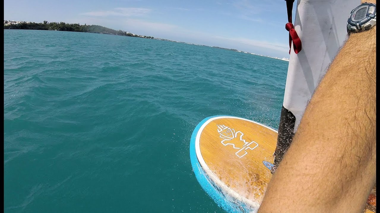 Bermuda Windsurfing - Sweet Sunday Northshore Windfoiling Solo Session