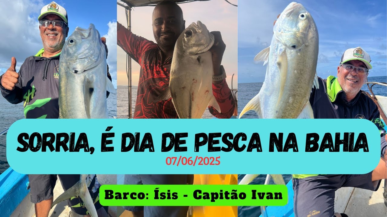 PESCARIA NA LINDA BAÍA DE TODOS OS SANTOS