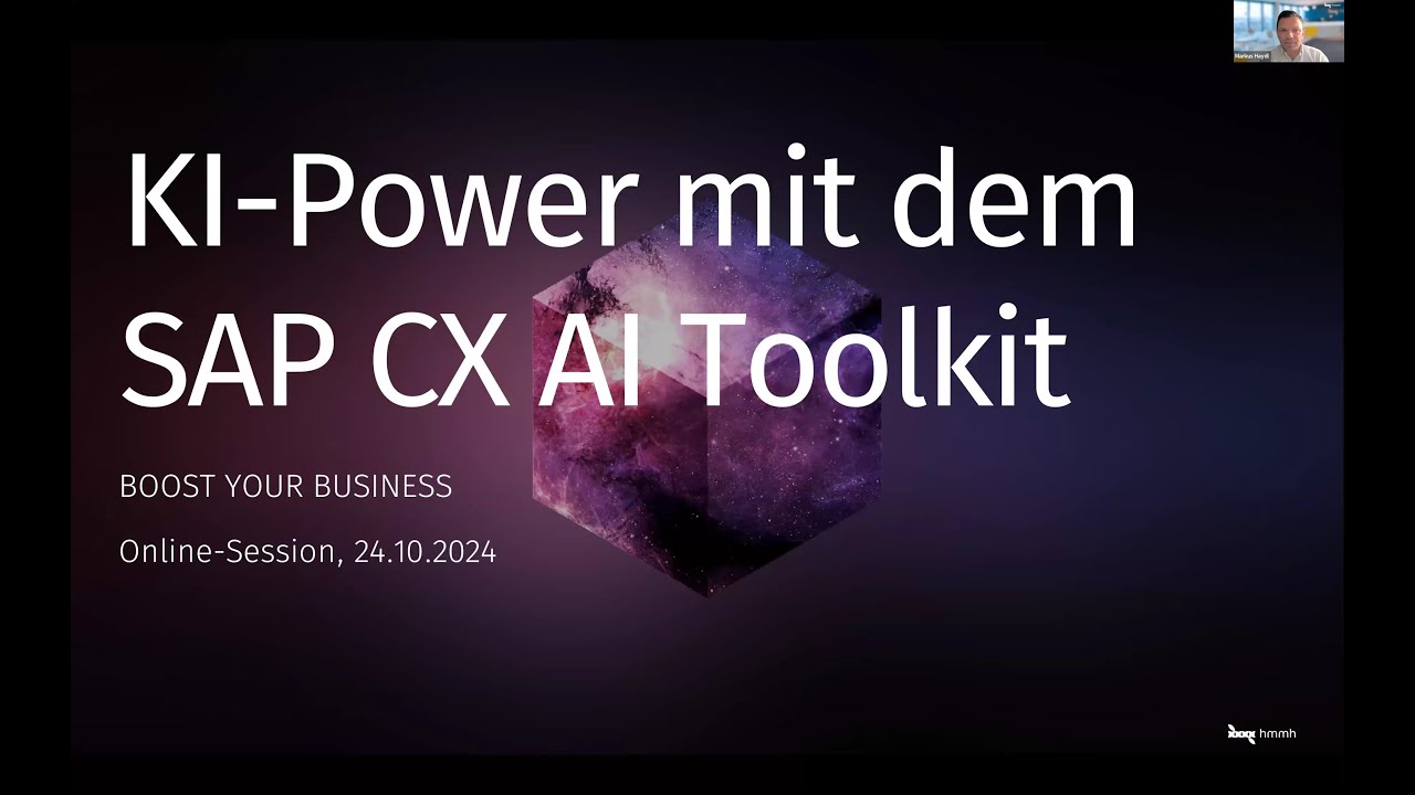 SAP CX AI Toolkit - Webinar