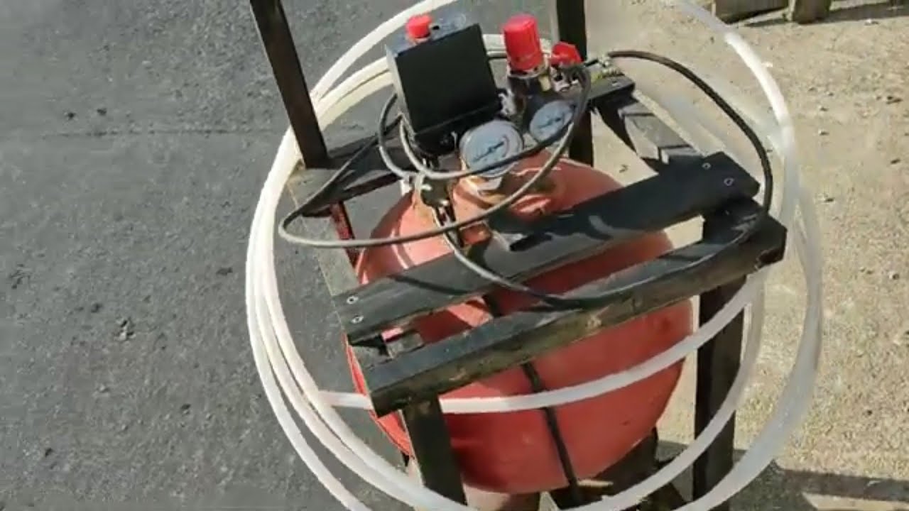 Haz tu propio Compresor casero! con solo un Motor de Frigorifixo