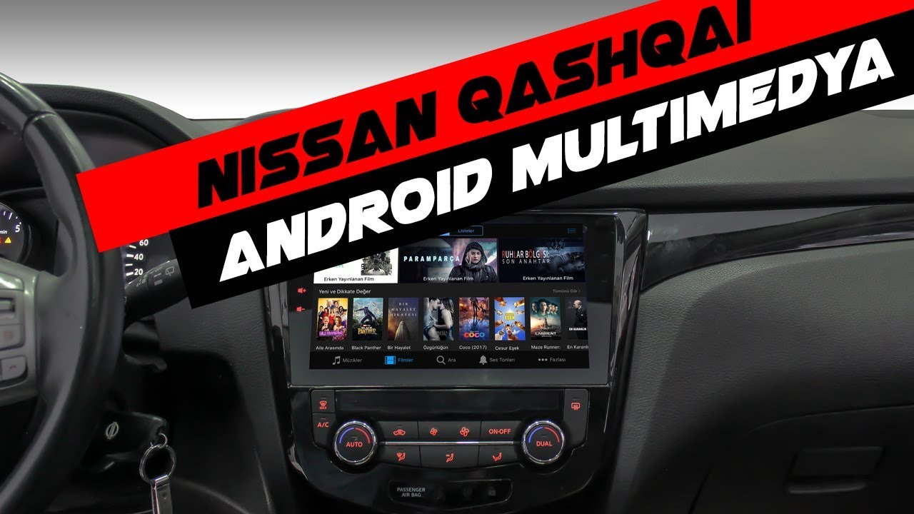 Nissan Qashqai Android Multimedya Sistemi Montaj Uygulaması