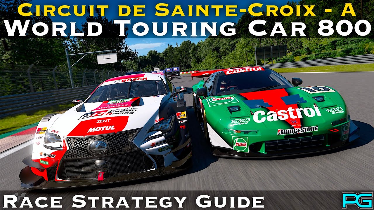 Gran Turismo 7 - World Touring Car 800 - Circuit de Sainte-Croix A - Race Strategy Guide - 1.66
