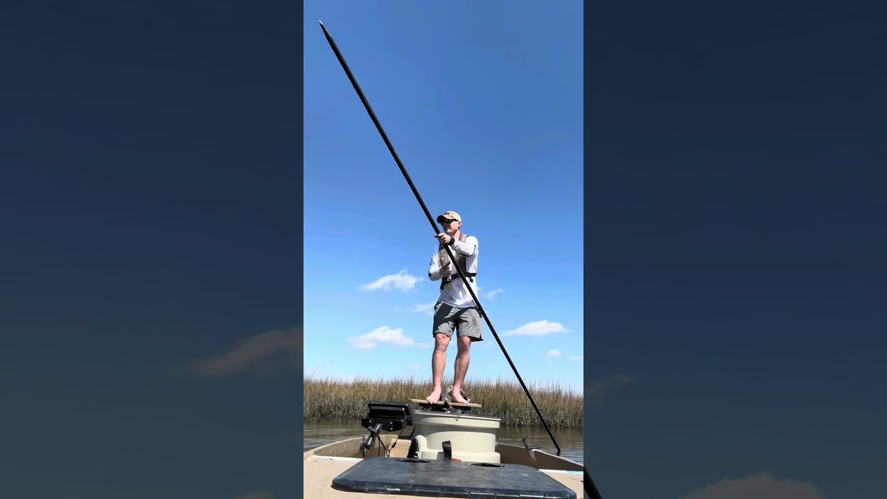 Tips on push poling a gheenoe/small skiff.