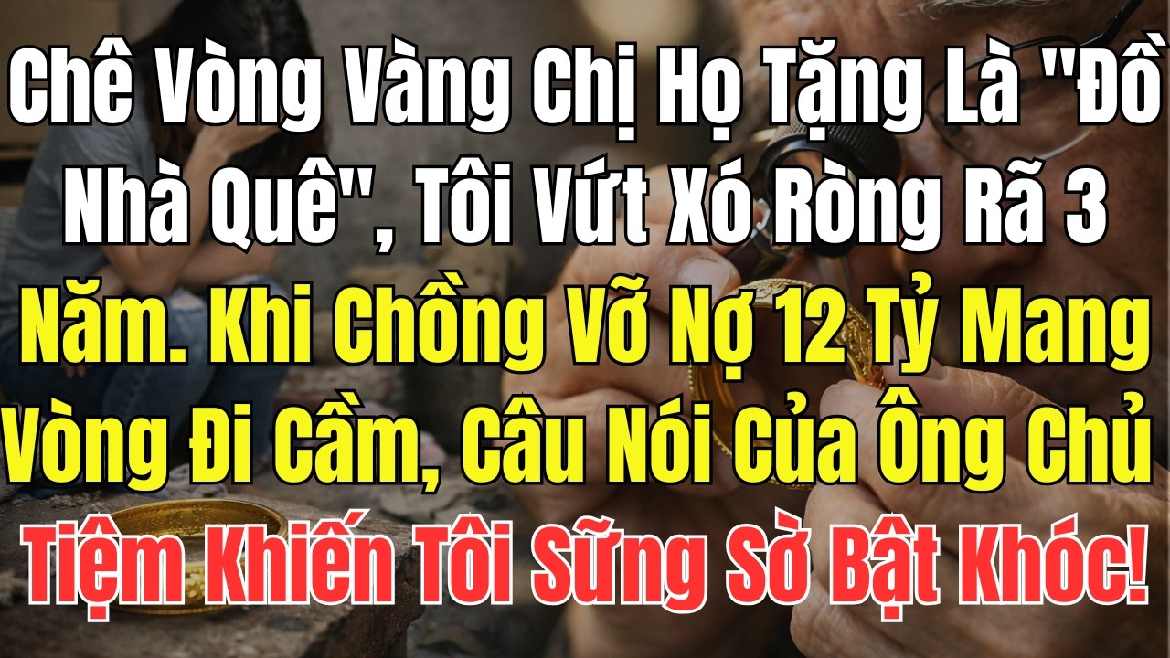 Chê Vòng Vàng Chị Họ Tặng Là
