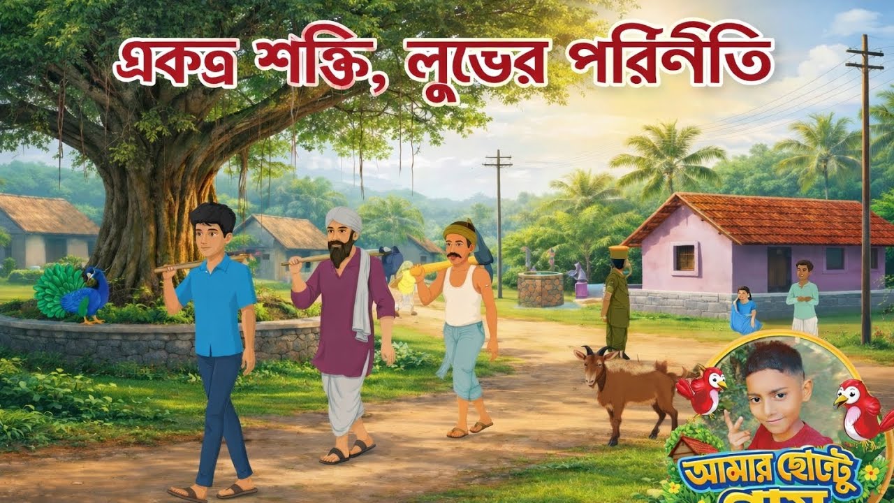  একত্র শক্তি' বলুভে  পরিণতি:: কাটুন বাংলা 