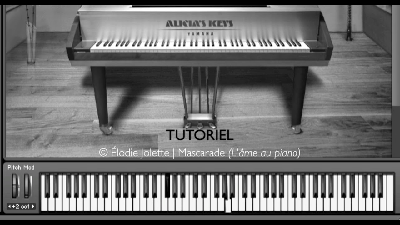 &Eacute;lodie Jolette 🎹 Mascarade [Tutoriel visuel au piano]