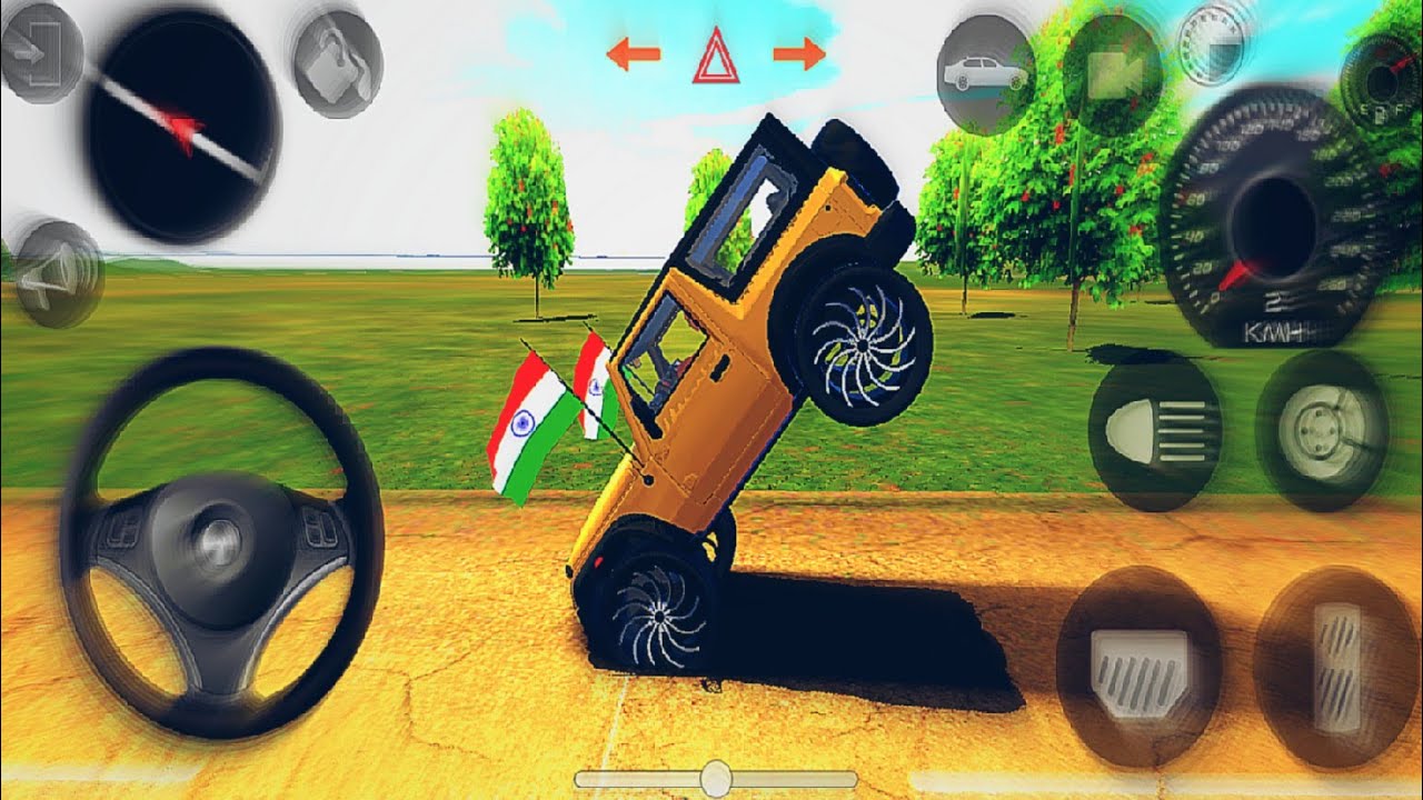 Modified the Mahindra THAAR AND THE MOUNTAINS AREA AND yellow THAAR and the village roads plzsupport