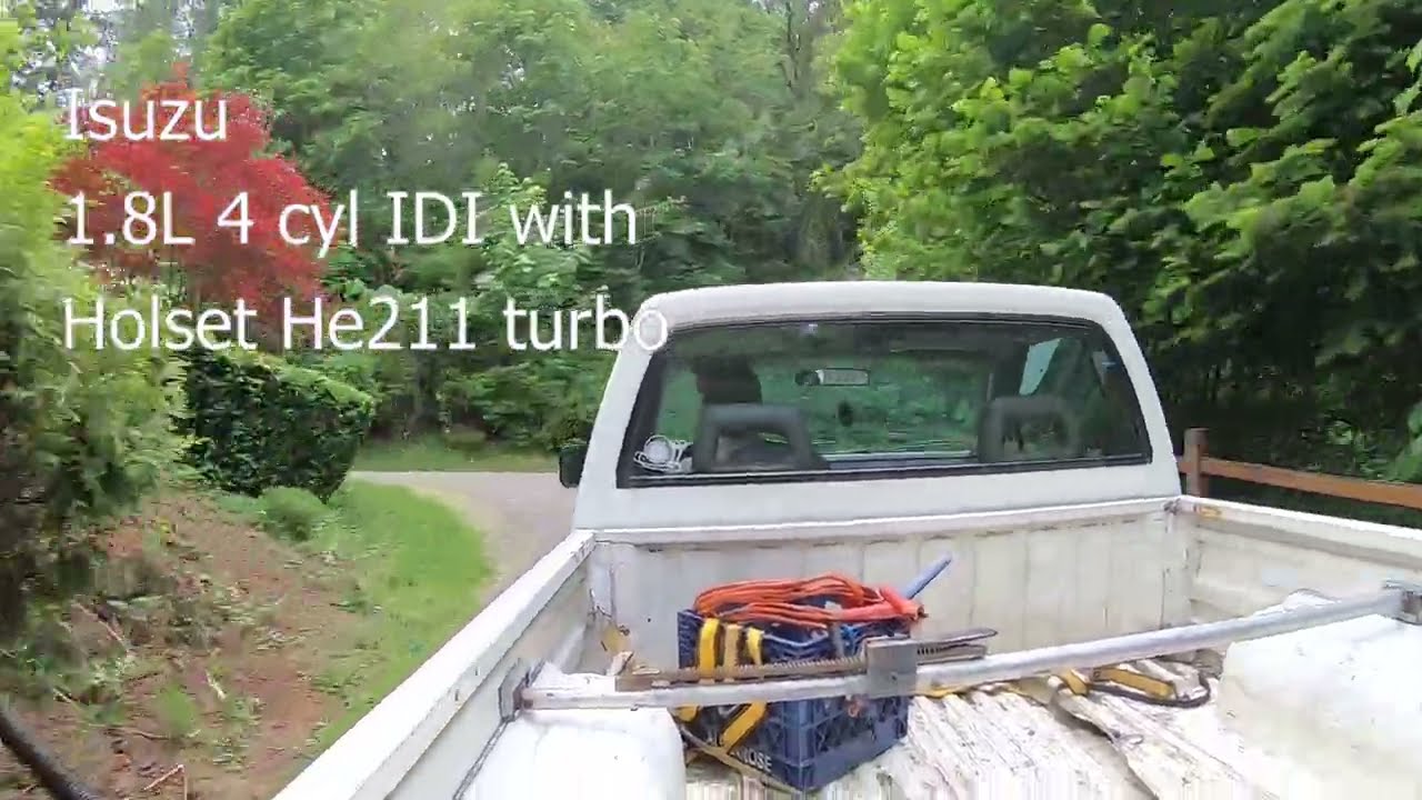 Isuzu 1.8l 4fb1 turbo diesel pickup update