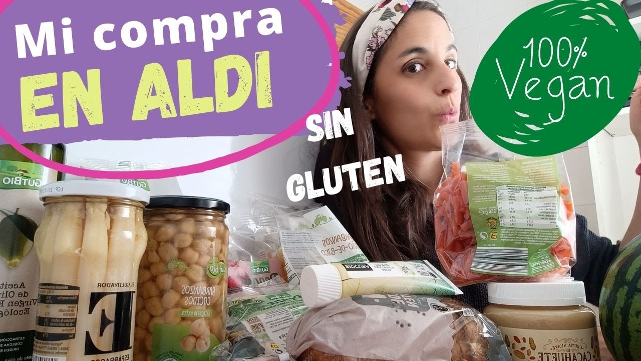 MI COMPRA en ALDI VEGANA y SIN GLUTEN 🤑 [Comparo PRECIOS con otros supermercados]
