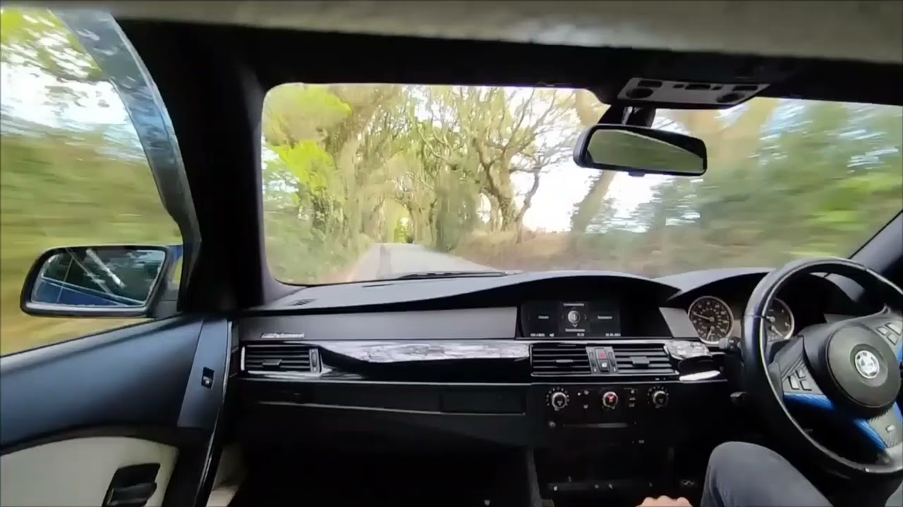 E60 BMW Drive Clip 1, Straight Pipe Noise.
