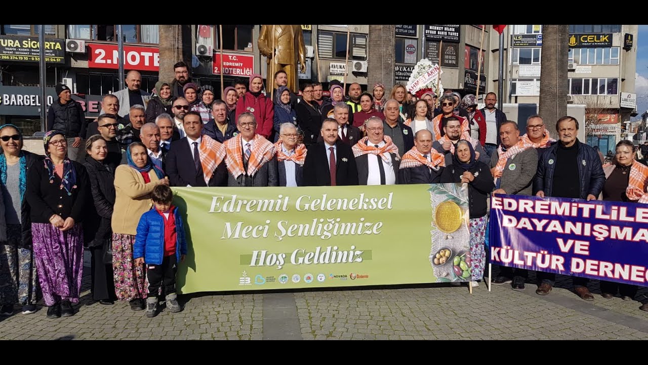Edremit’te zeytin hasadı 'Meci Şenliği' ile sona erdi: Zeytin kokusu sokaklara yayıldı BALIKESİR