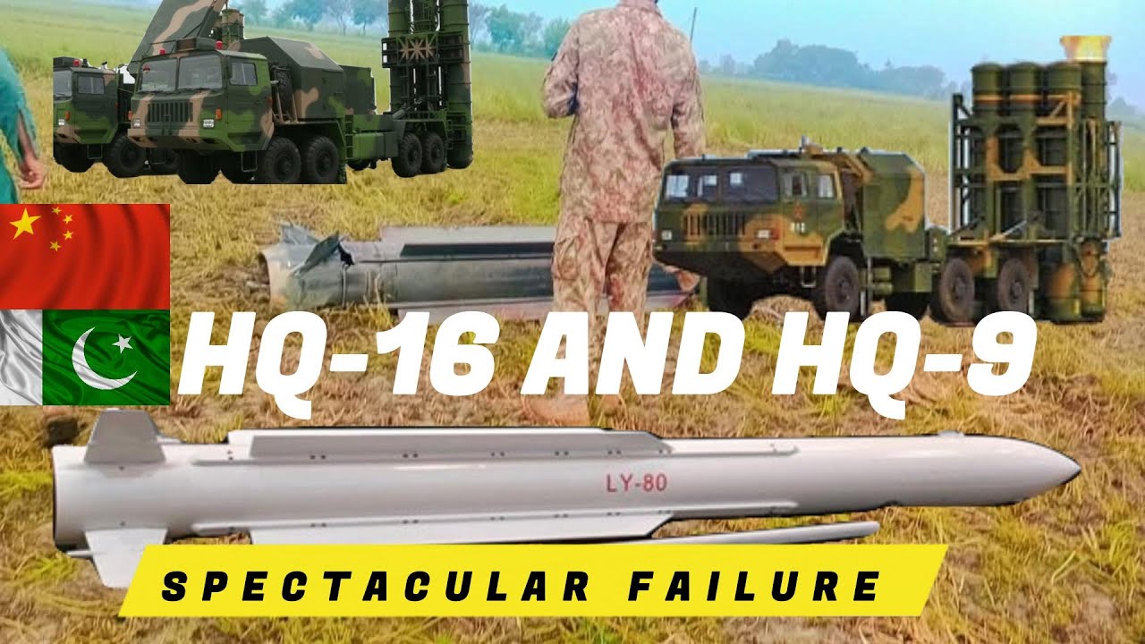 UNDERPERFORMING CHINESE-MADE HQ-16 AND HQ-9 MISSILES ENDED UP IN PAKISTANI PADDY FIELD.