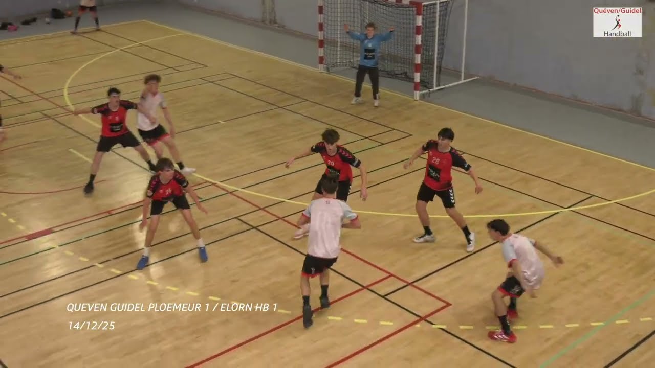U18M REG QUEVEN GUIDEL PLOEMEUR 1 VS ELORN HB 1 14/12/2025