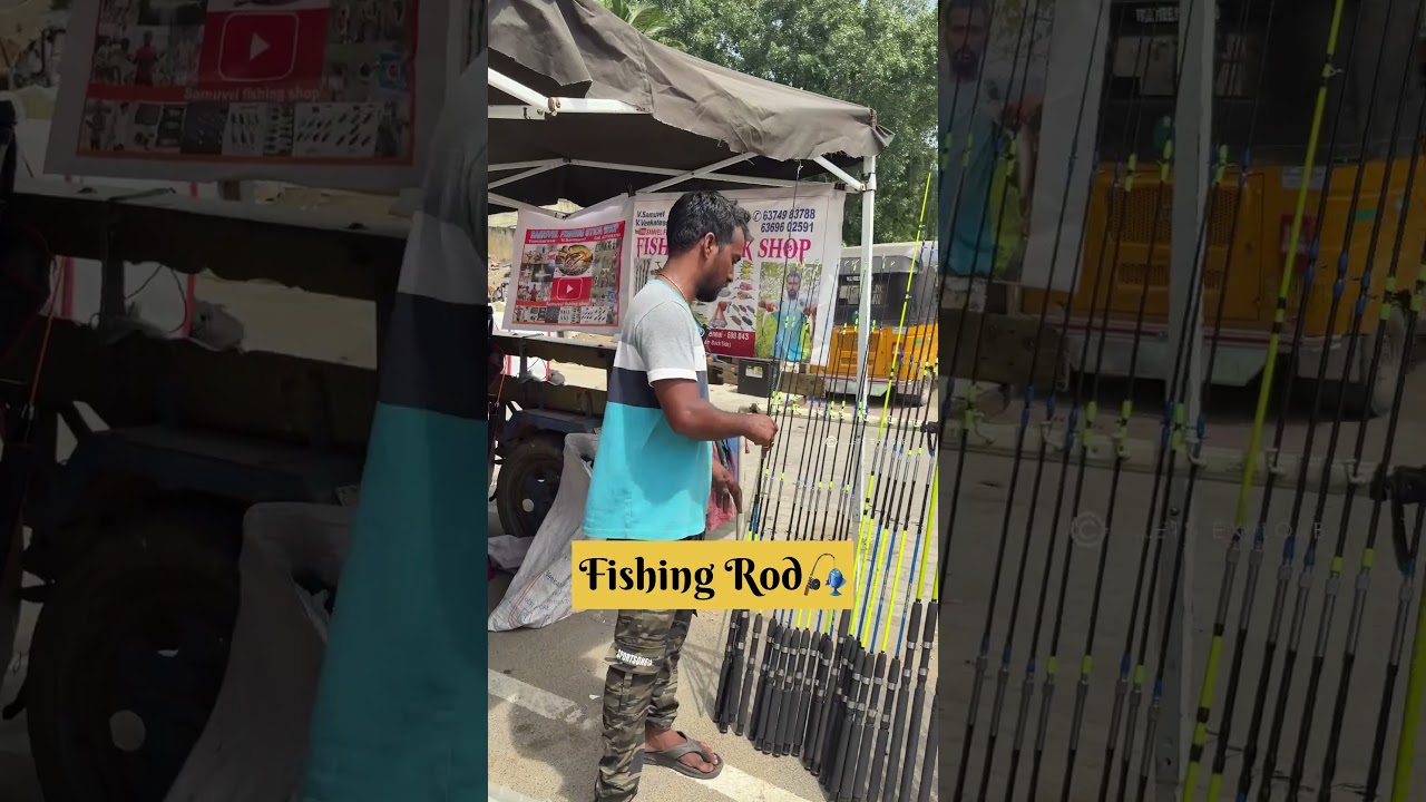 Fishing Rod Wholesale Price - Pallavaram Market | Chennai |