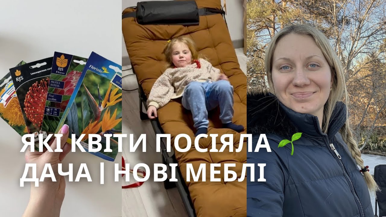 Висадила квіти з Португалії… що зійшло? 🌱 Результат | Дачний день і Нові меблі✨