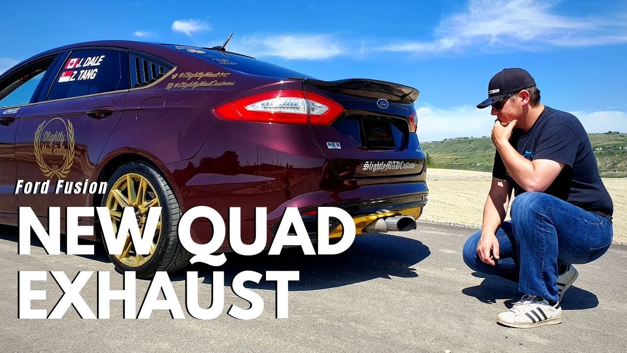 New Ford Fusion Quad Exhaust - 3
