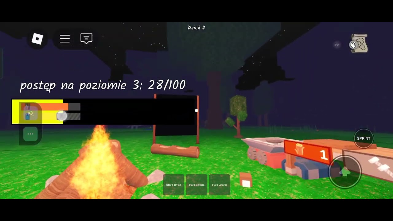 Jestem na opuszczonym obozie na 99 dni w roblox