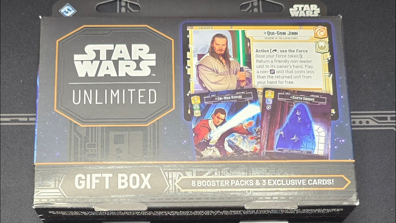Star Wars Unlimited 2025 Gift Box Product Opening