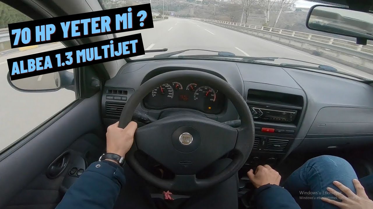 70 HP YETER Mİ? 300 BİN TL? FİAT ALBEA 1.3 MULTİJET İNCELEME | POV SÜRÜŞ