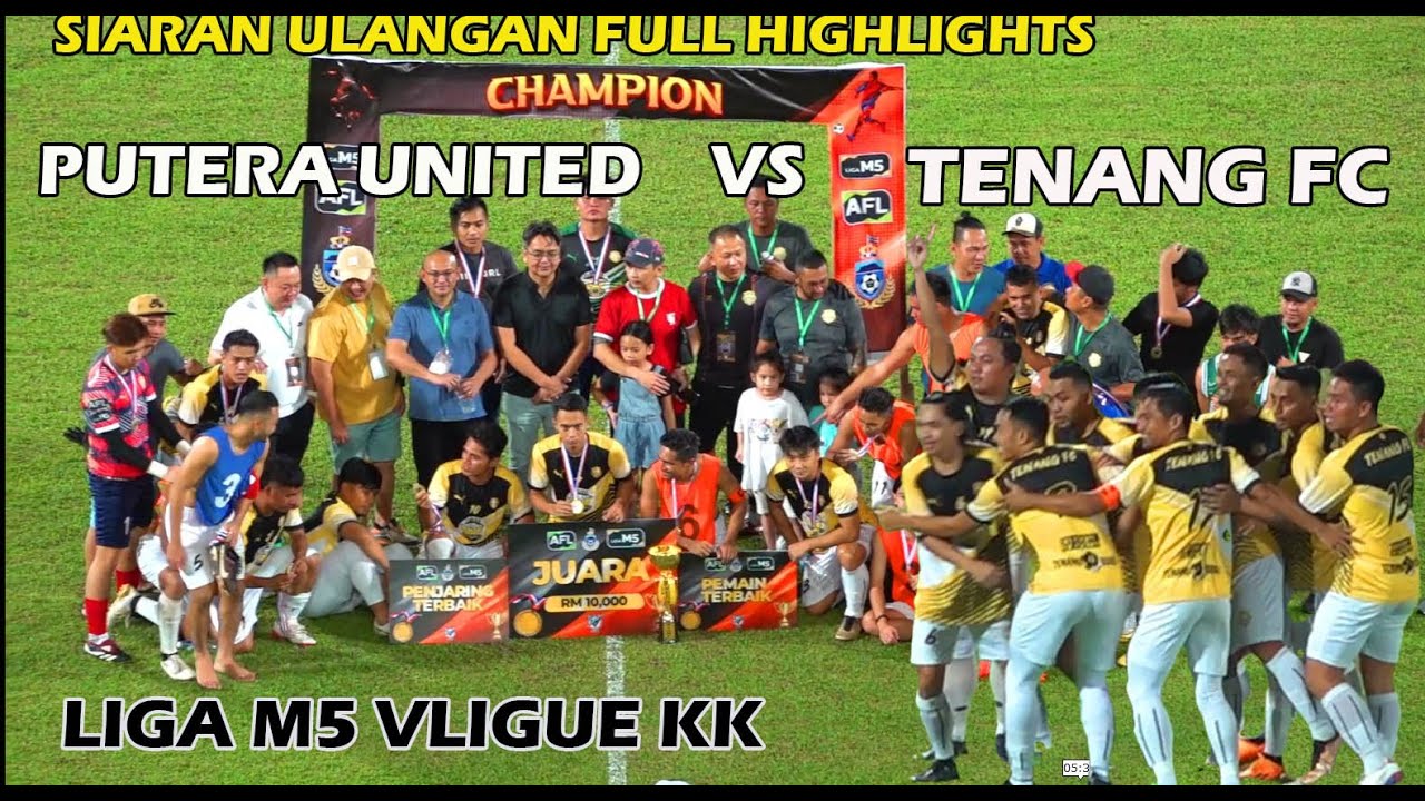 TENANG FC 8-0 PUTERA UNITED | FULL HIGHLIGHTS | LIGA M5 VLIGUE KK | STADIUM LIKAS SABAH