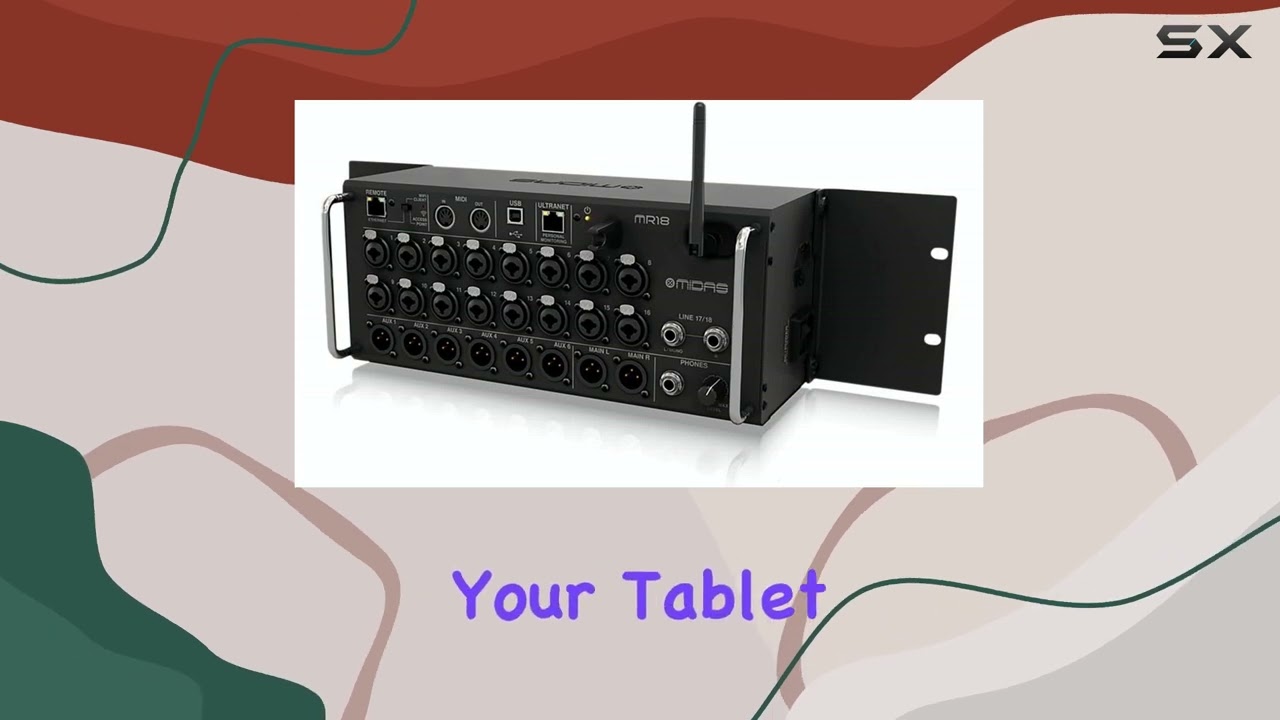 Midas MR18: лучший цифровой микшер для студии и живых выступлений