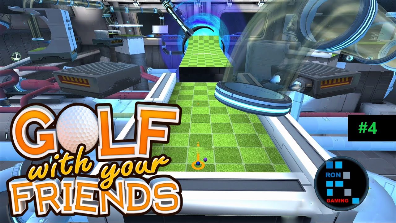 Golf With Your Friends | Space Station Map Fun Gameplay (PART-4)