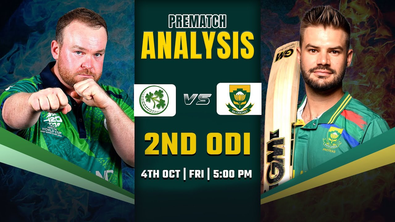 IRE vs SA 2nd ODI Match PREDICTION | IRE vs SA Dream11 Team Prediction | Playing 11, Pitch Report