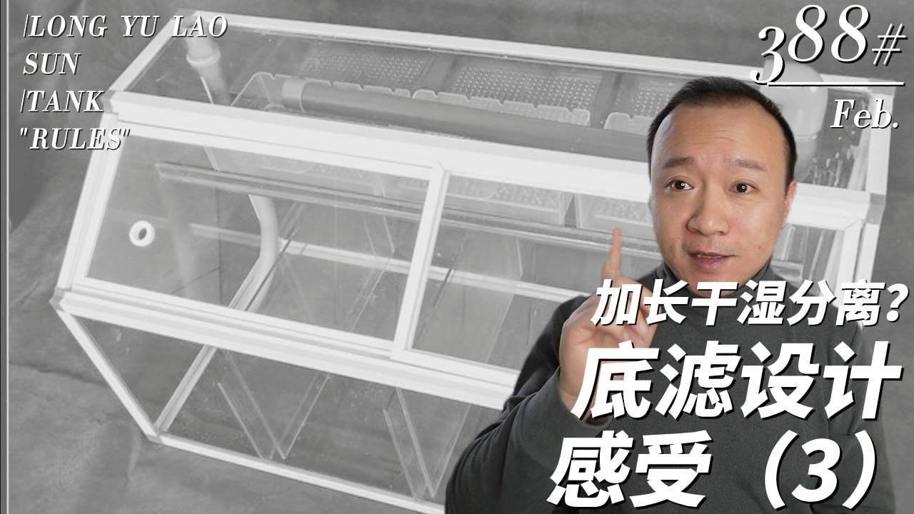 #388 龙鱼缸底滤设计感受（第三集）——加长的干湿分离盒