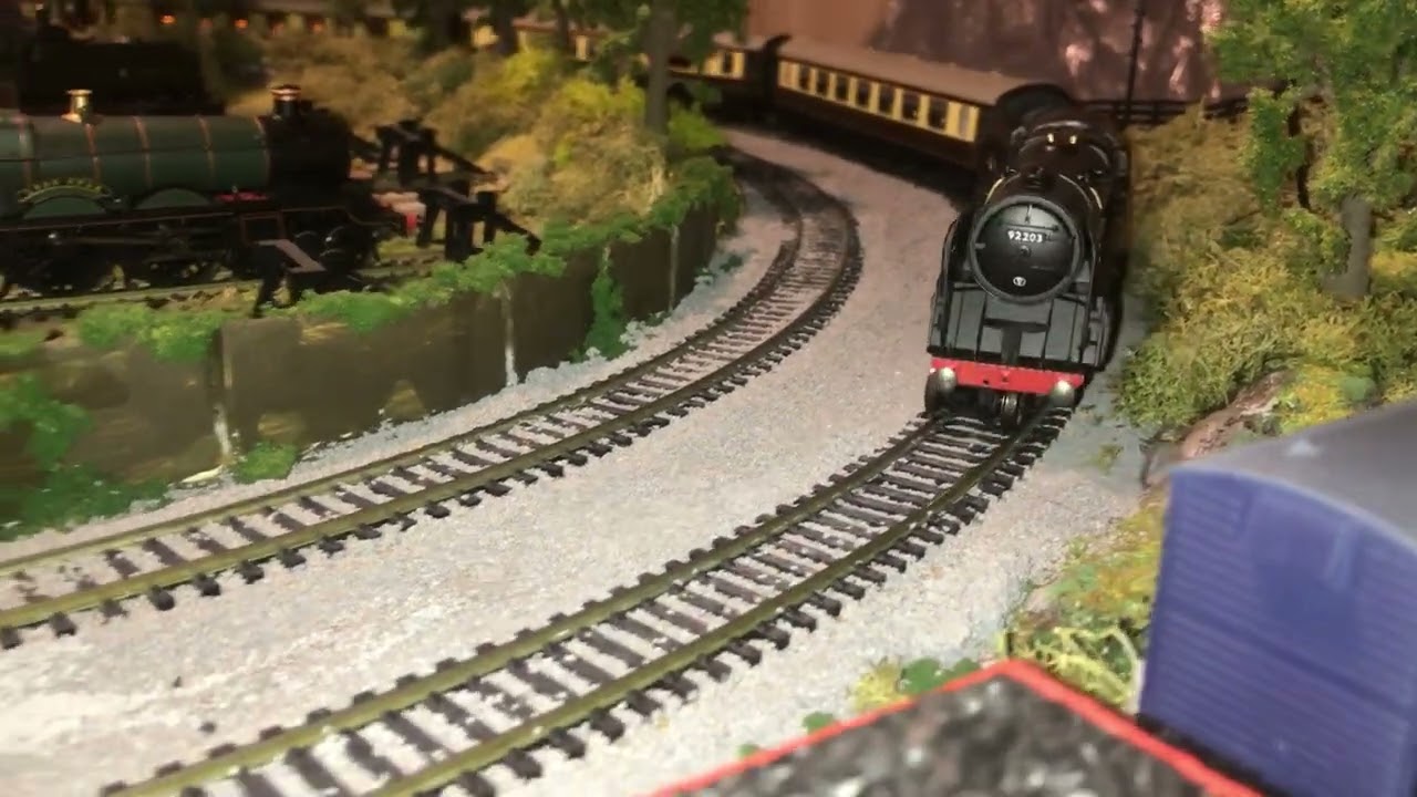 Rapido 44xx and B set, and Hornby 9f Black Prince.