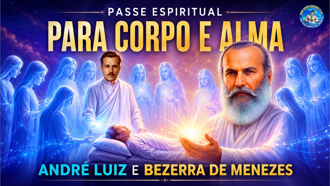 Passe Espiritual Poderoso para Corpo e Alma --- Cura Profunda com Bezerra de Menezes e André Luiz