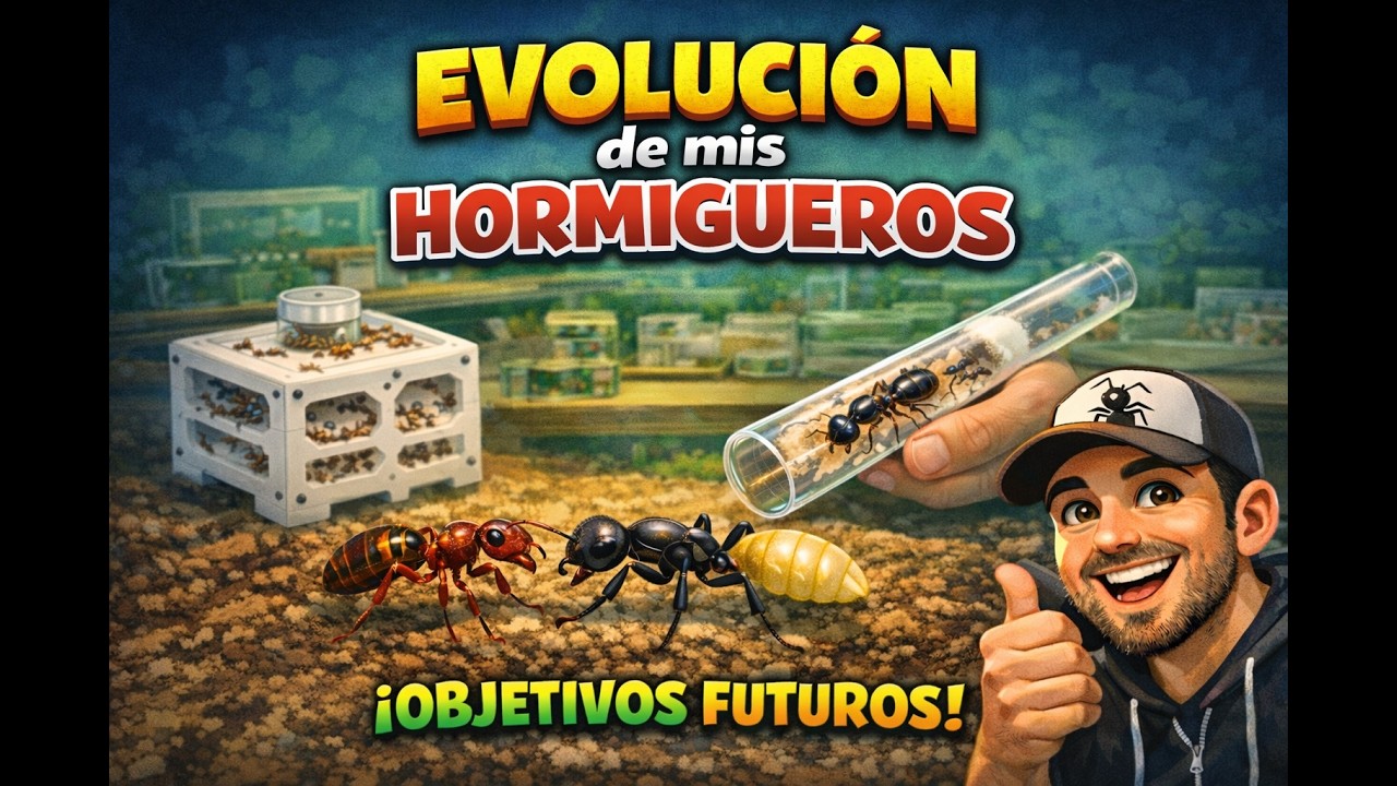 La evolución REAL de mis colonias de hormigas 🐜
