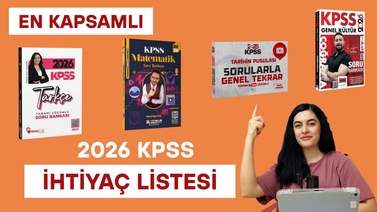 2026 KPSS İHTİYAÇ LİSTESİ