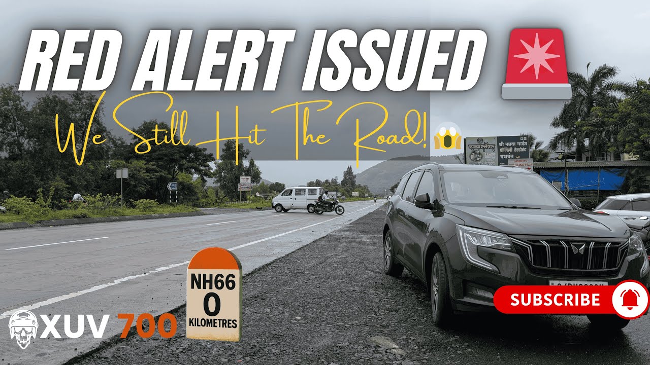 XUV700 vs Konkan Red Alert! Epic Monsoon Road Trip 🇮🇳