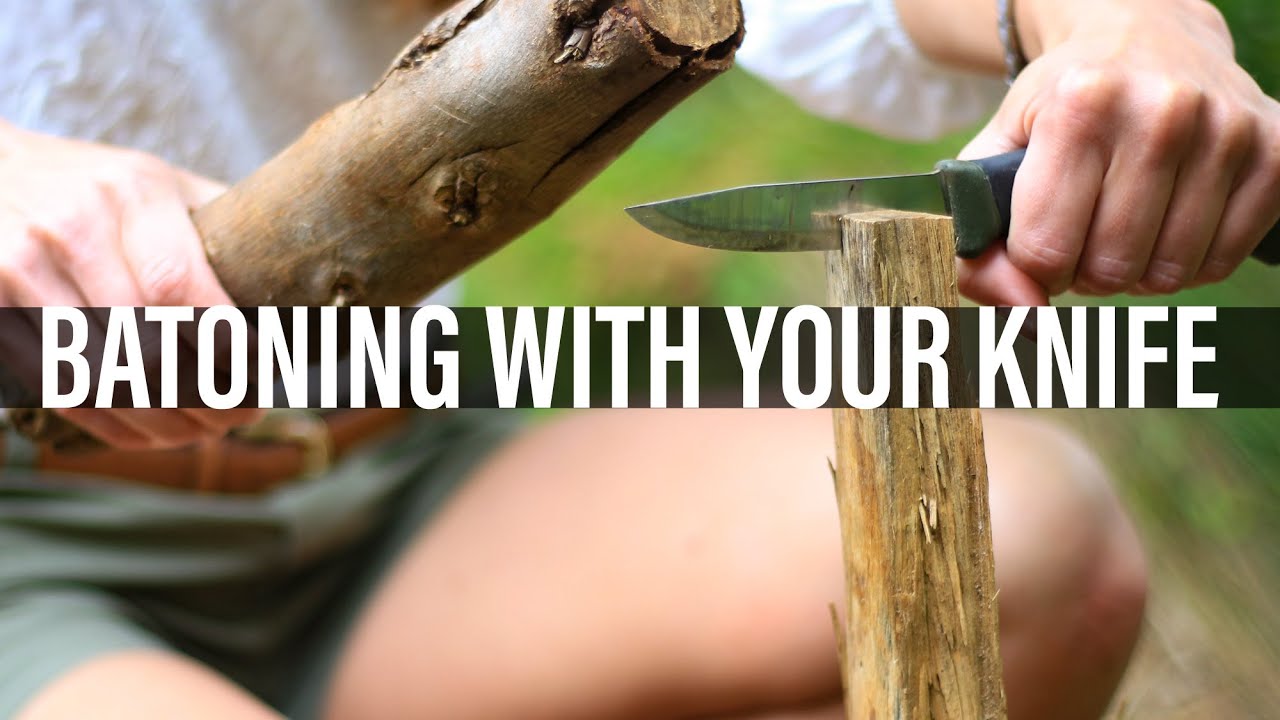 BATONING | HOW TO PROCESS WOOD WITH A KNIFE