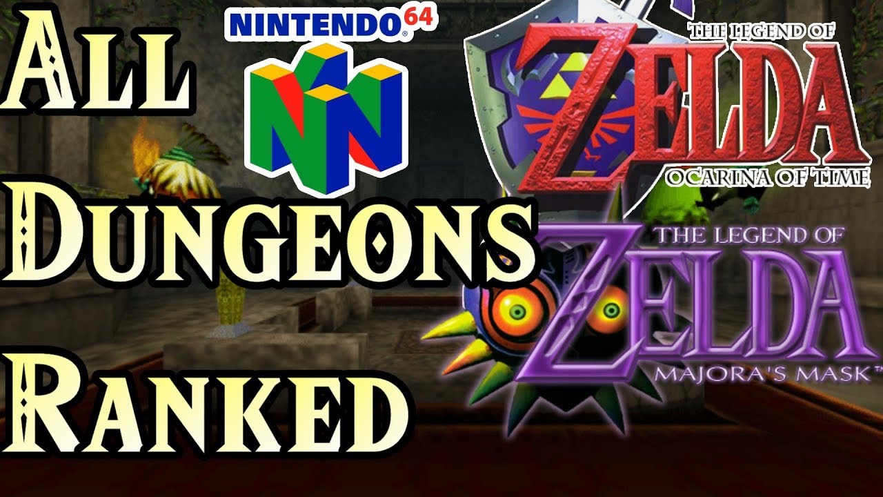 N64 Zelda Dungeons Ranked Worst to Best (OoT and Majora) *OLD*