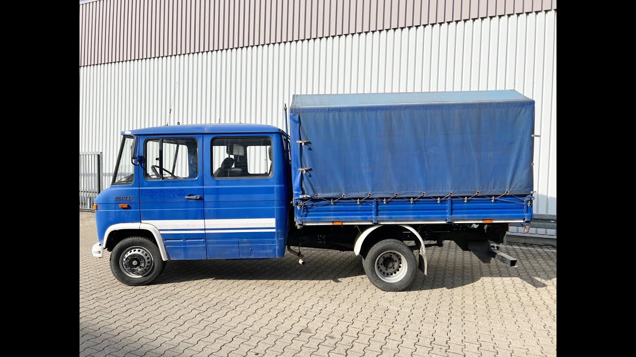 DAIMLER-BENZ L 407 D 4x2 Doka, Ex-THW