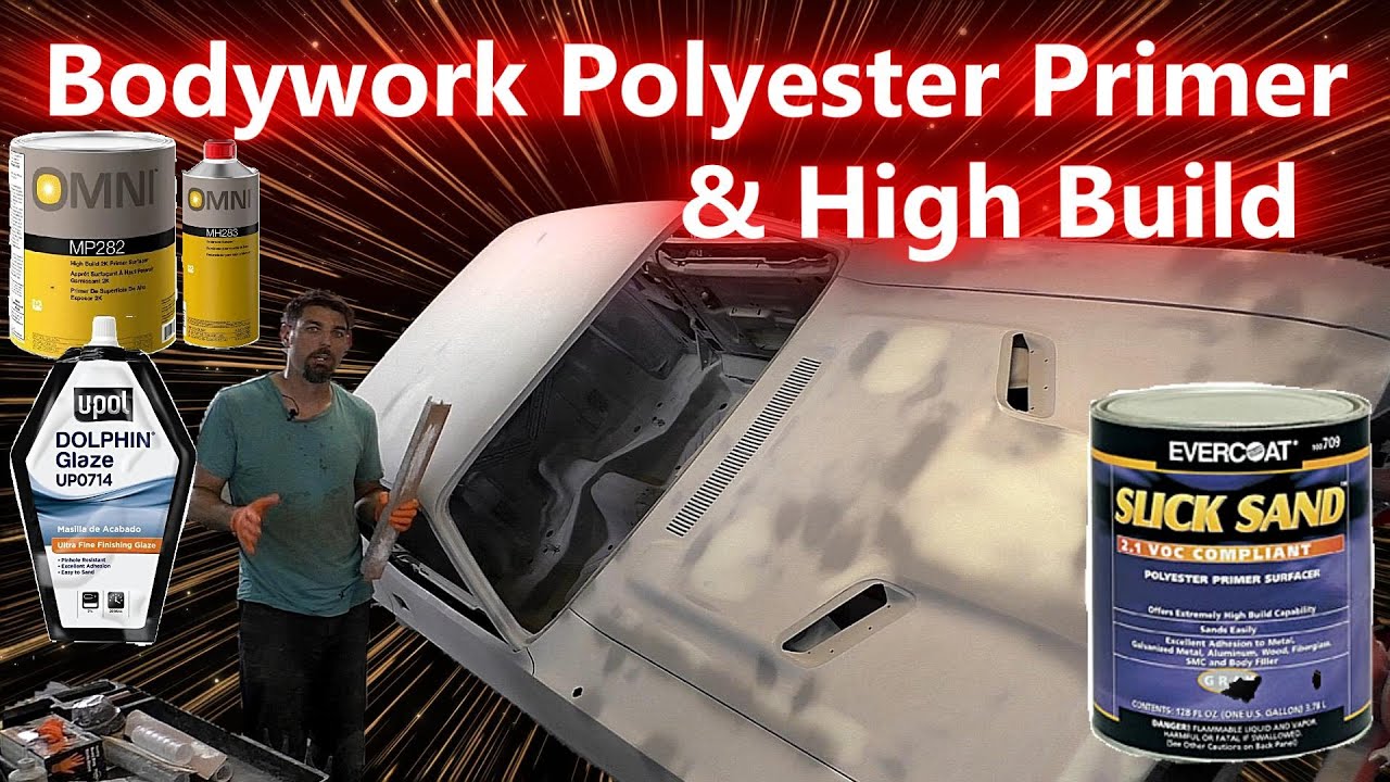 Bodywork, Polyester primer, 2K high build, what steps to take next to get the car ready for paint.