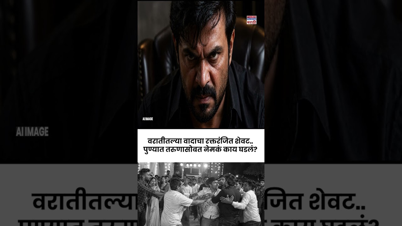 Pune Crime News: वरातीतल्या वादाचा रक्तरंजित शेवट.. पुण्यात तरुणासोबत नेमकं काय घडलं? #shortsfeed