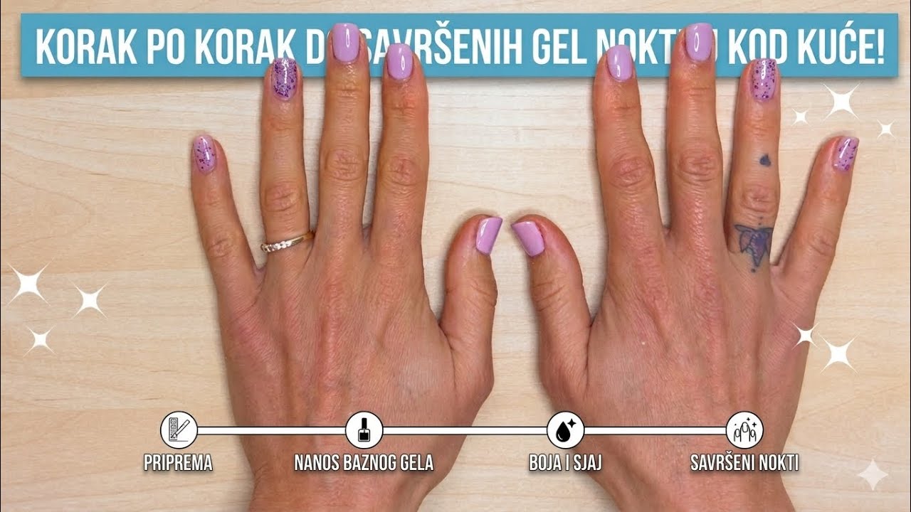 KORAK po KORAK do savršenih gel noktiju kod kuće! 💅🏻 Trajni lak može imat svak! 🤗  #nailart #nails